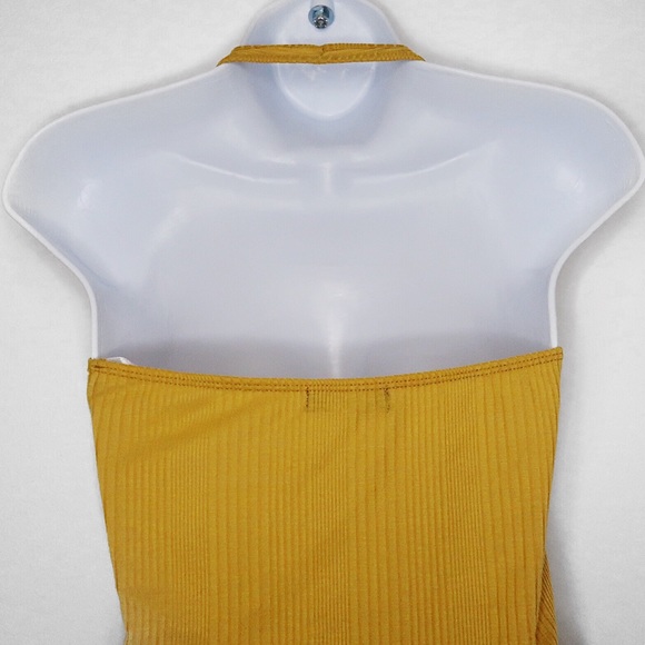 Popular 21 | NWOT* Mustard Halter Top - Picture 4 of 5